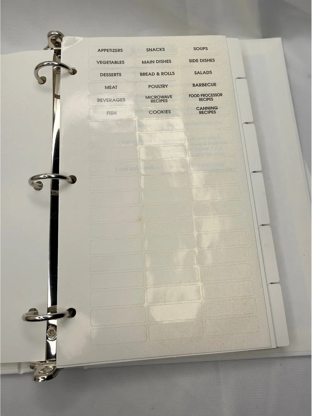 1995 Vintage Hallmark Herbs Recipe Keeper Organizer Album